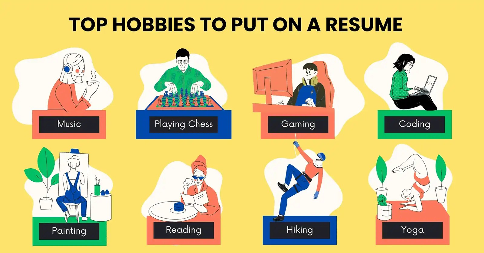 Hobbies to add in the resume